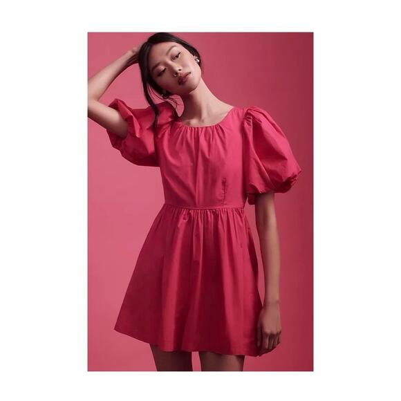 Anthropologie Puff Sleeve Romper - Picture 9 of 9